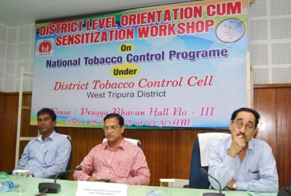 Sensitization workshop on Tobacco held in Pragna Bhavan